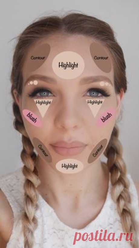 How To Contour And Highlight Correctly For Your Faceshape…