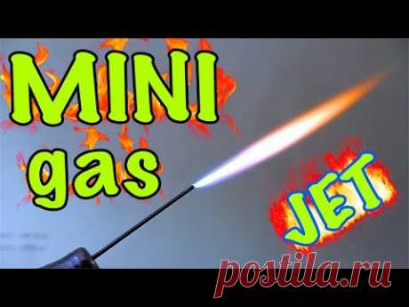 How to make a mini Gas-jet (up to 1000ºC)