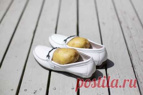 Как с помощью обычной картошки увеличить обувь на полразмера
