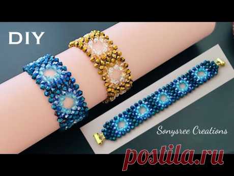 Easy Bicone Bracelet || RAW Bracelet || Beaded Bracelet || DIY Bracelet