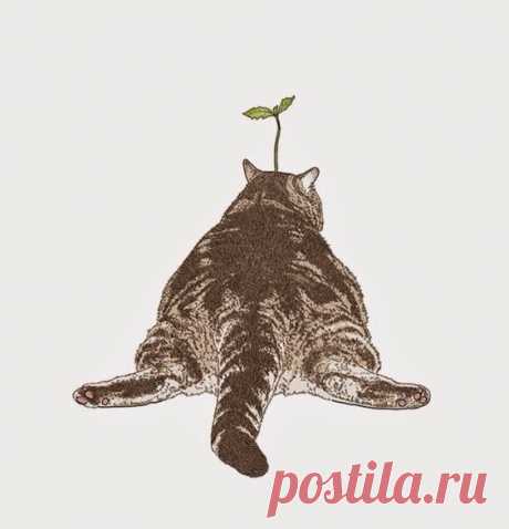Как известно, без кота - жизнь совсем не та! Подборка веселых картинок от художников | "Позитив красок" Дарьи Орловой | Яндекс Дзен