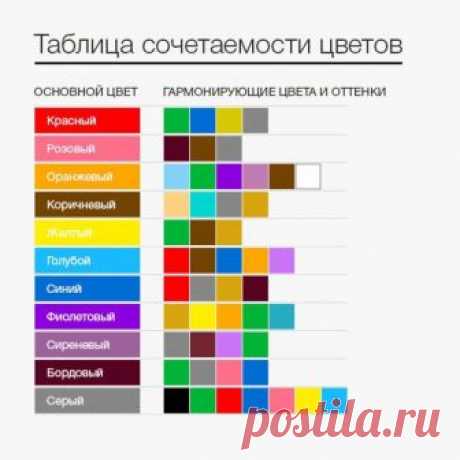 Правильное сочетание цвета.Не забудьте сохранить