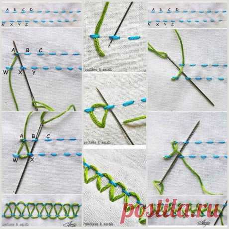 Вышивальное — разные виды декоративных швов