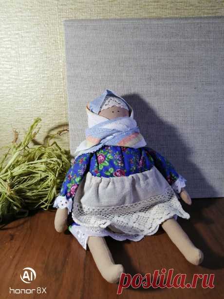 Интерьерная кукла Баба Нюша, Мастерская Flamant, Мастер Ludmila - https://LangeSTORE.ru