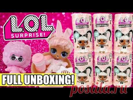 LOL Surprise #HAIRGOALS FIRST FULL UNBOXING | L.O.L. Series 5 + Series 4 Wave 3 Opening