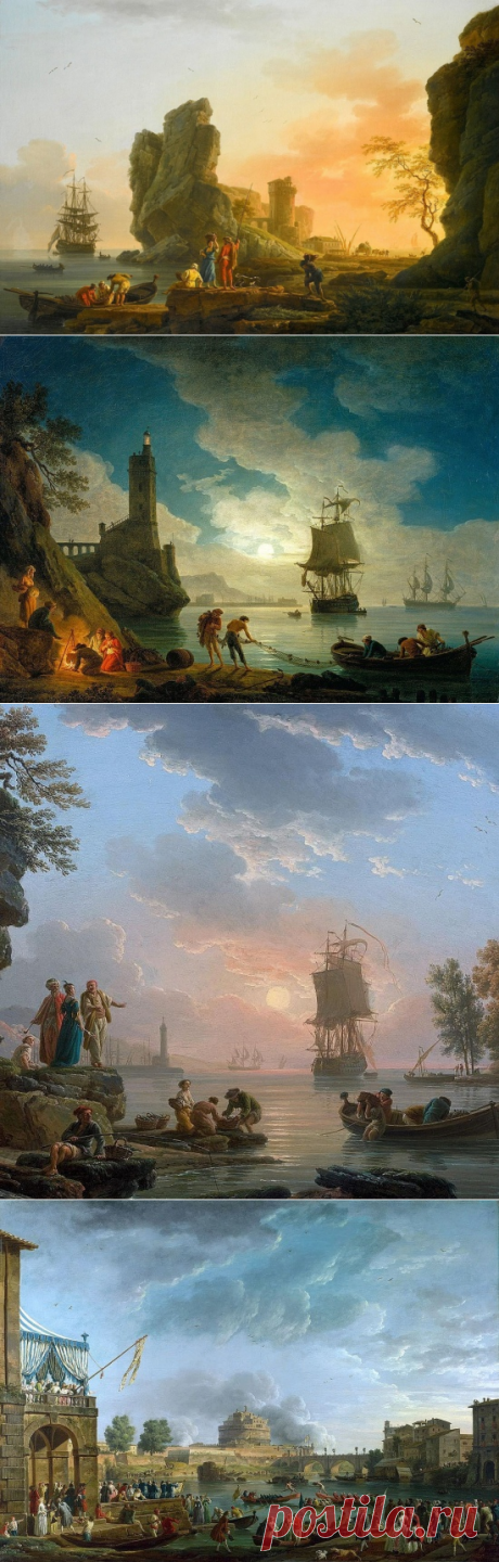 Художник Клод Жозеф Верне (Claude Joseph Vernet). Картины