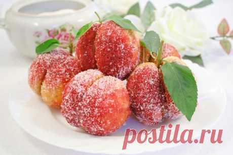 Пирожные «Персики» — пошаговый рецепт с фото. Как приготовить пирожное персики?
