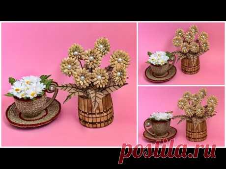 Diy Jute Home Decor/ Jute Craft Ideas/ Jute Flower Vase