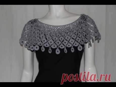 Como tejer Cuello Crochet paso a paso