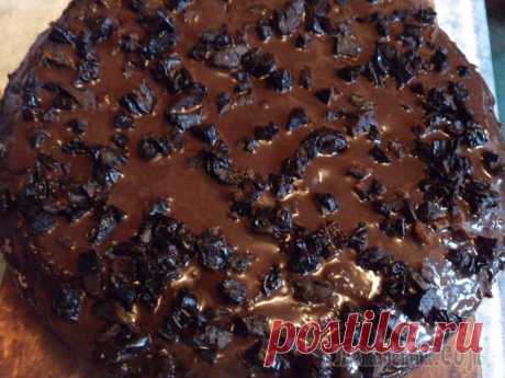 Шоколадный пирог "Кочки" с черносливом - безумно вкусно!