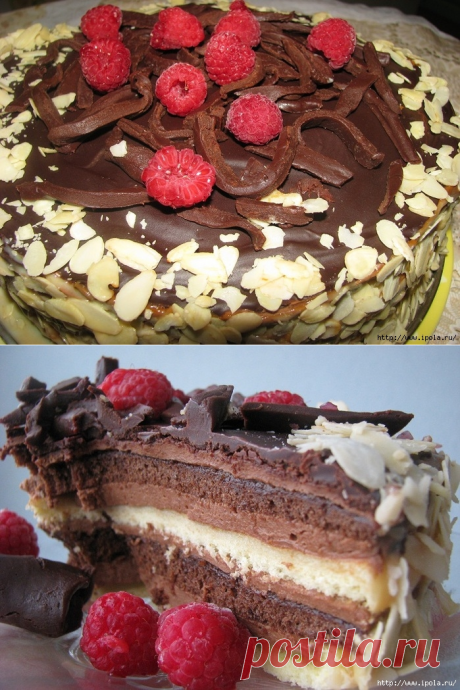 🎂 Шоколадно-карамельный торт