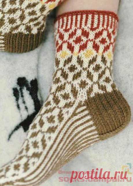 Вязаные носки «Royal Tudor» | ВЯЗАНЫЕ НОСКИ