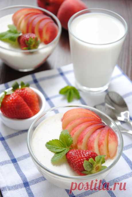 Йогуртовая паннакотта с белым шоколадом, пошаговый рецепт с фото
