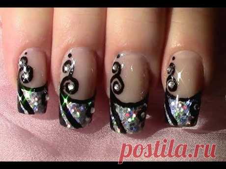 Silvester Nageldesign zum selber machen / New Year's Eve Nail Art Design Tutorial