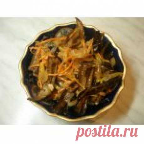 Сушеные баклажаны по-корейски Кулинарный рецепт