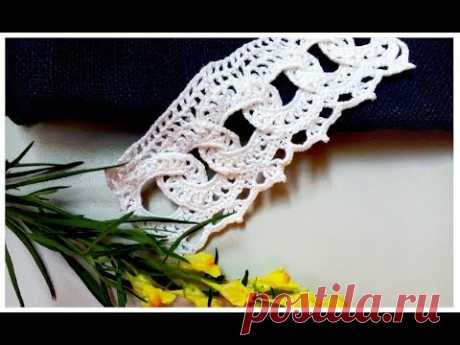 CROCHET ВORDER vintage lace  EASY КАЙМА ПОД СТАРИННОЕ КРУЖЕВО