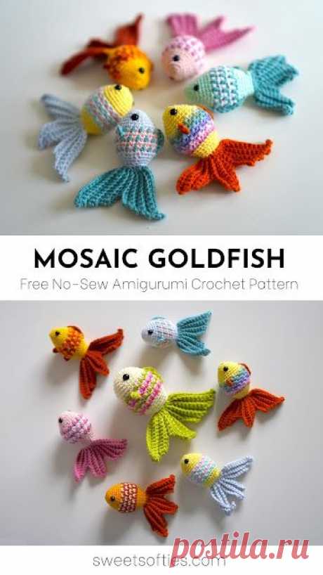 Sweet Softies | Amigurumi and Crochet: Mosaic Goldfish · Free Amigurumi Crochet Pattern