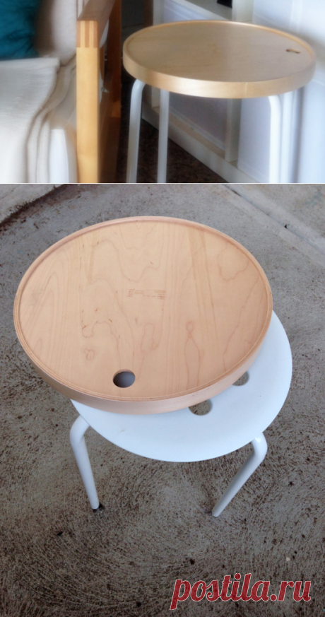 IKEA PS Tray + MARIUS makes a Multipurpose Side Table - IKEA Hackers - IKEA Hackers