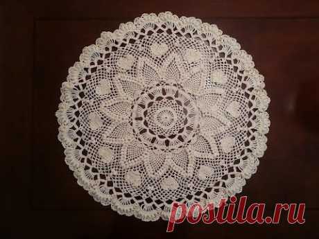 Romantic Pineapple Doily Part 1