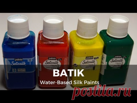 WORKING WITH WATER-BASED SILK PAINTS | JEAN-BAPTISTE