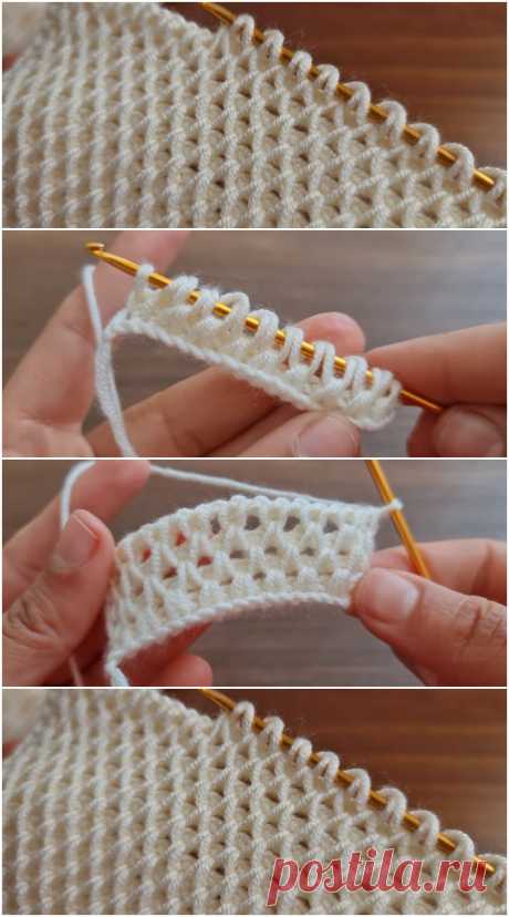Вязание крючком тунисского стежка - Урок - Love Crochet