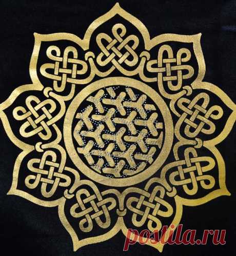 Схема вышивки «Кельтский куглый орнамент» - Вышивка крестом
