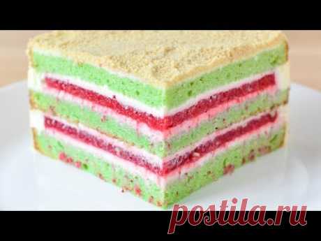 ТОРТ Клубника Фисташка Белый шоколад ☆ Strawberry Pistachio White chocolate CAKE