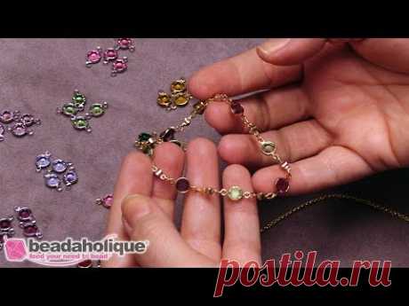 How to Make Delicate Jewelry with Swarovski Crystal Channel Charms and Links