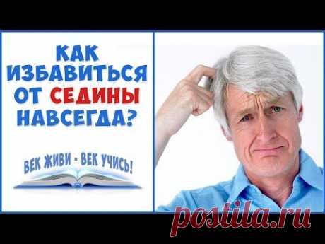 СЕДИНА. Как убрать Седину раз и навсегда. Седых волос больше не будет никогда! Знай и действуй!