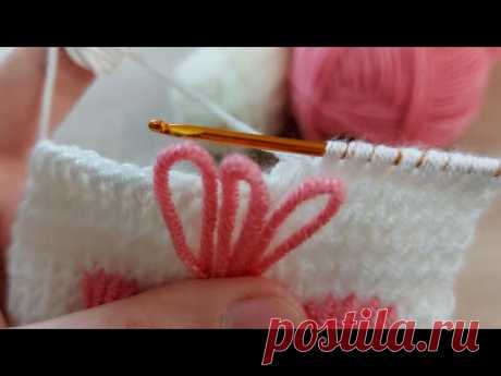 Tunus işi örgü modelime bayılacaksınız how to tunisian crochet knitting