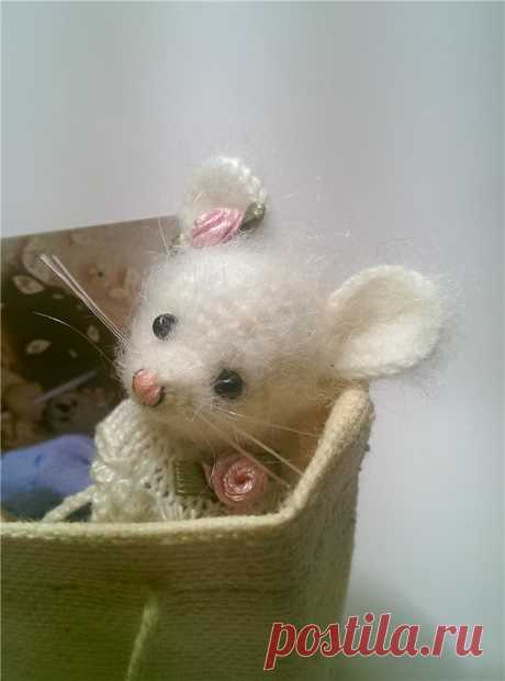 Крошечная и живая чудо-Мышка. 7 сантиметров! / Авторские игрушки / Шопик. Продать купить куклу / Бэйбики. Куклы фото. Одежда для кукол