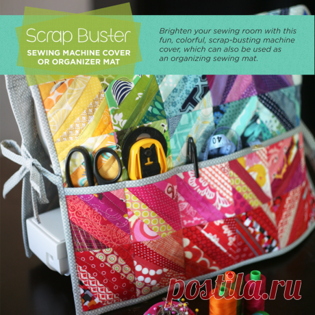 Scrap Buster Sewing Machine Cover // New Pattern! – Pile O' Fabric