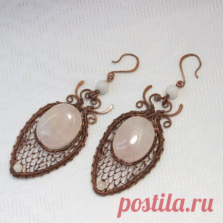 #скриня #скриняhandmade #серьги #медныеукрашения #медныесерьги #украшенияручнойработы #ярмаркамастеров #авторскиеукрашения