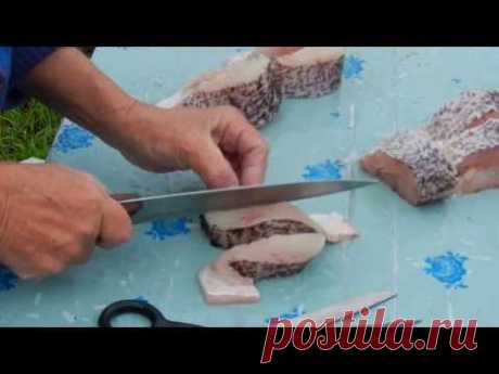 Щука жареная, одно из вкуснейших рыбных блюд, рецепт жарки и подготовки рыбы видео
