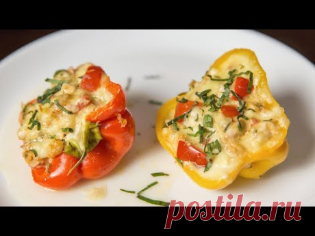 Фаршированные перцы с куриным мясом | АСМР | Рецепт - YouTube