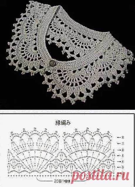 40 связаных крючком воротничков к сезону весна-лето 2024 | Нескучное вязание в нескучном саду | Дзен