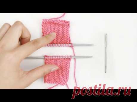 How to Seam with Kitchener Stitch - YouTube