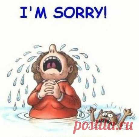 “Saying sorry/Просим прощения” / Неформальный Английский