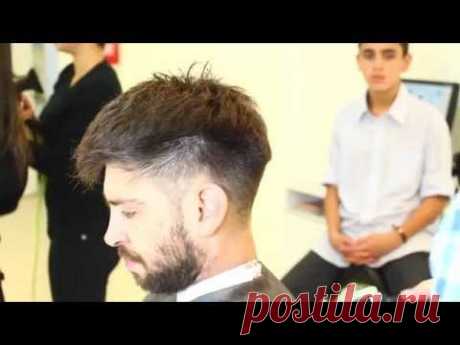 Corte masculino passo a passo ,  picotado no topo. Deep cutting