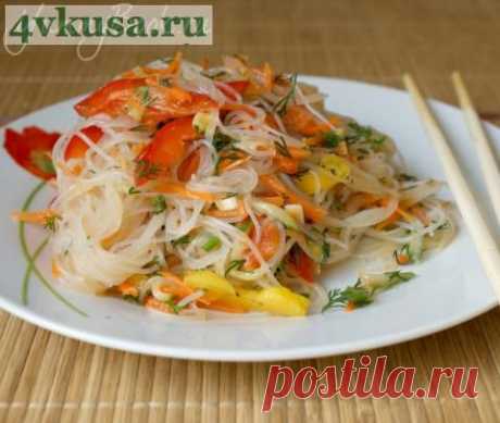 Салат из фунчозы по-корейски | 4vkusa.ru