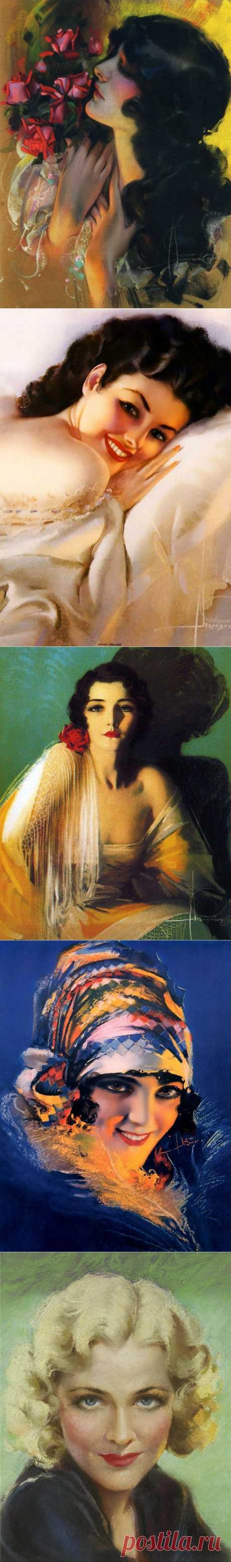 Американский художник Rolf Armstrong
(1889 - 1960)