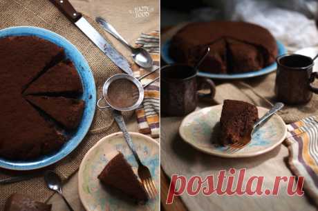 Шоколадно-ореховый пирог (без муки) | Четыре вкуса