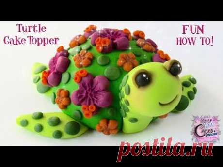 Turtle Cake Topper FUN HOW TO!