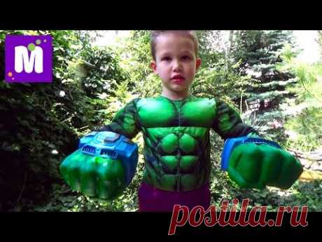 Халк большой камень с игрушками Марвел распаковка Marvel Hulk Giant stone with toys unboxing