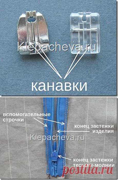 Блог &quot;О шитье…&quot; » Лапка для втачивания потайной молнии