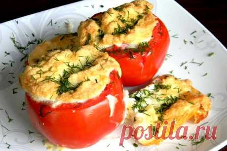 Запеченные помидоры с сыром пармезан — лучшее летнее угощение!