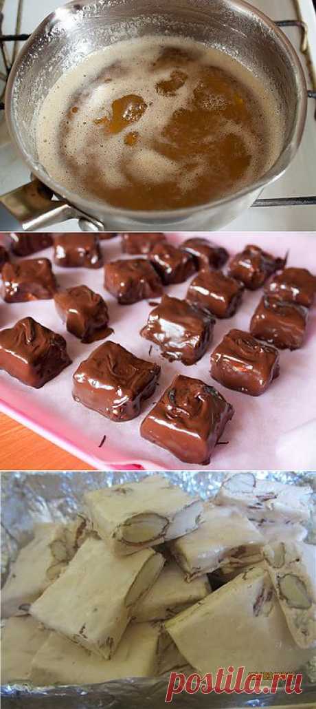 Пошаговый фото-рецепт нуги в шоколаде | Десерты | Вкусный блог - рецепты под настроение