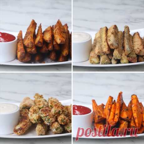 Veggie Wedges 4 Ways