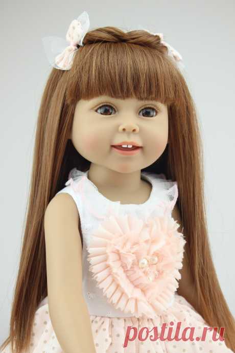 18 дюймов американская девушка кукла ребенка живым игрушки девушка подарок на день рождения день святого валентина куклы brinquedos meninas купить на AliExpress