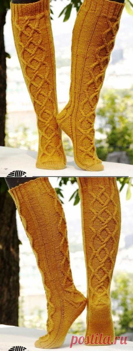 Вязание: «Золотые носки» от DROPS Design